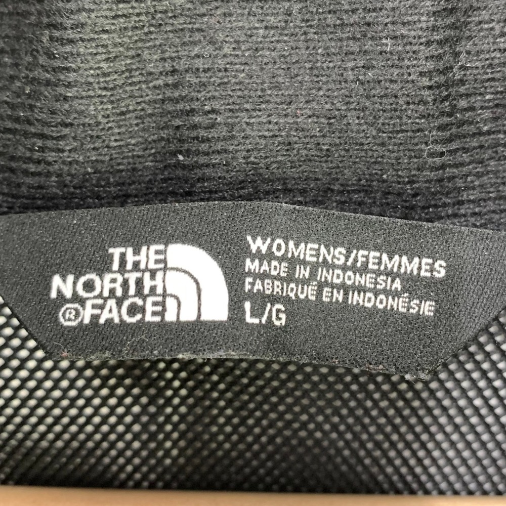 The North Face HyVent Rain Jacket Womens L Black Hooded Windbreaker Waterproof - Picture 6 of 10